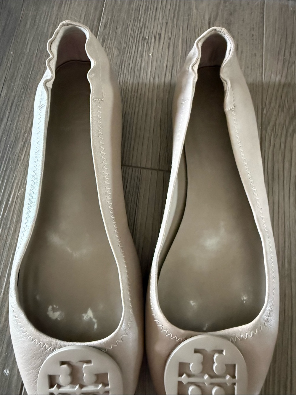 Tory Burch Leather Flats Size 7.5 - Picture 3 of 8